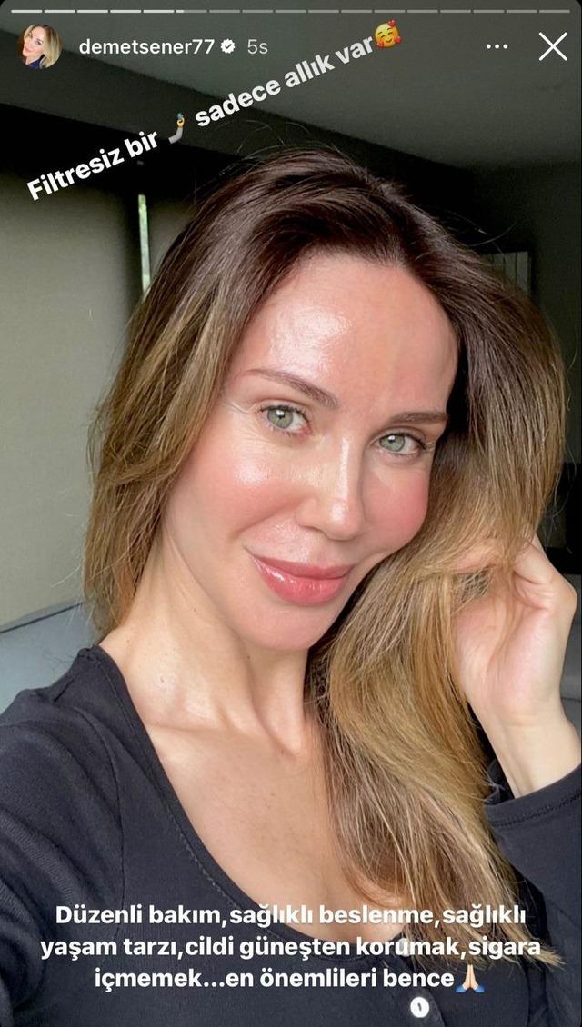 49 Yaşındaki Demet Şener Formda Kalmanın Sırrını Açıkladı