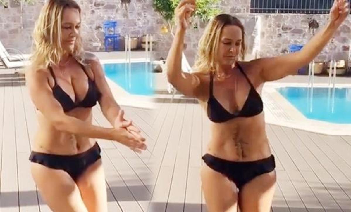 62 Yaşındaki Hülya Avşar Bikinili Tatil Paylaşımıyla Gündem Oldu
