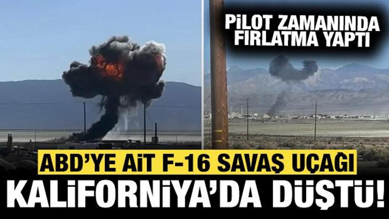 ABD'de F-16 Savaş Uçağı Düştü: Pilot Kurtuldu, Bölgede Tahliye Kararı