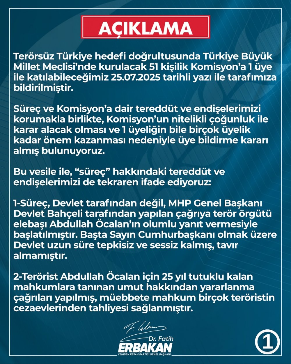 Bahçeli'den Çerçeve Yasaya "Siyaset Üstü" Tam Destek Çağrısı: "Terörsüz Türkiye" Hedefi