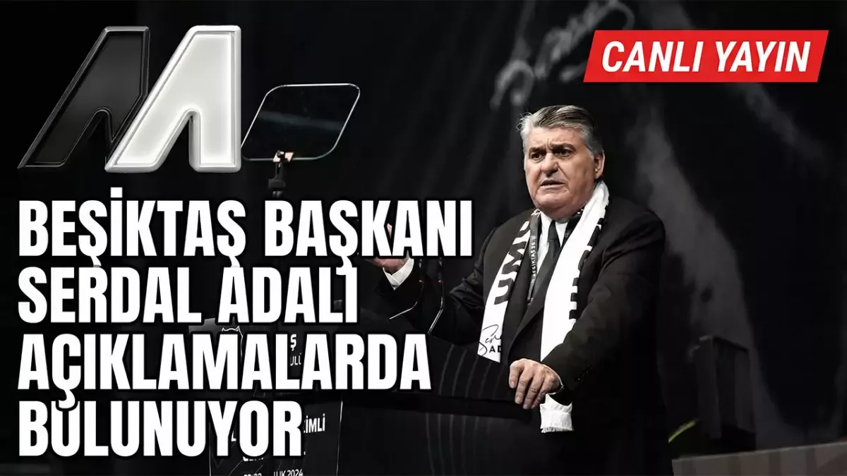 Beşiktaş Başkanı Serdal Adalı Basın Toplantısında Yere Düştü