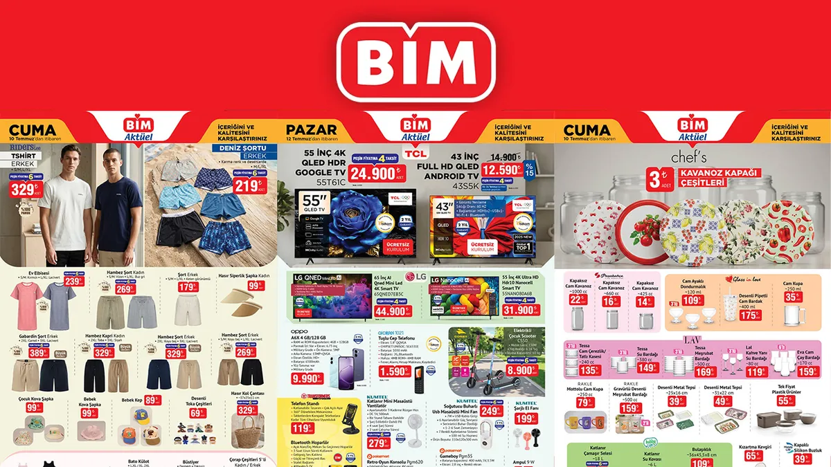 BİM Aktüel 10-12 Temmuz 2026 Kataloğu: Kamp, Mutfak ve Teknoloji