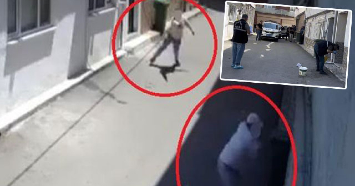 Bursa'da Silahlı Çatışma Kamerada: Sokakta Kanlı Son