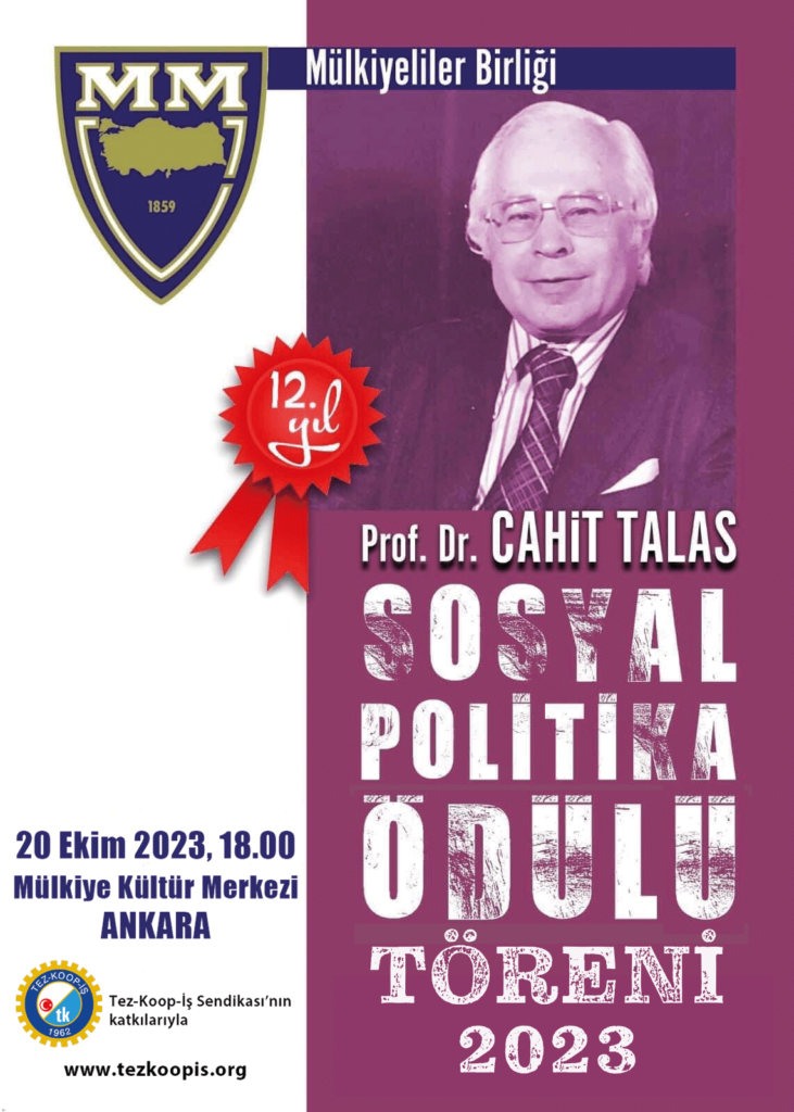 Cahit Talas Sosyal Politika Ödülleri Sahiplerini Buldu: Genç Araştırmacılar Onurlandırıldı