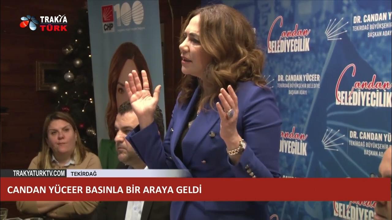 Candan Yüceer Çorlu'da Vatandaş ve Esnafla Buluştu