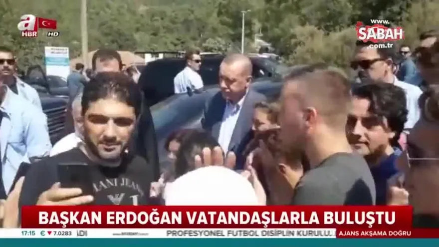Cumhurbaşkanı Erdoğan Marmaris'te Vatandaşlarla Buluştu