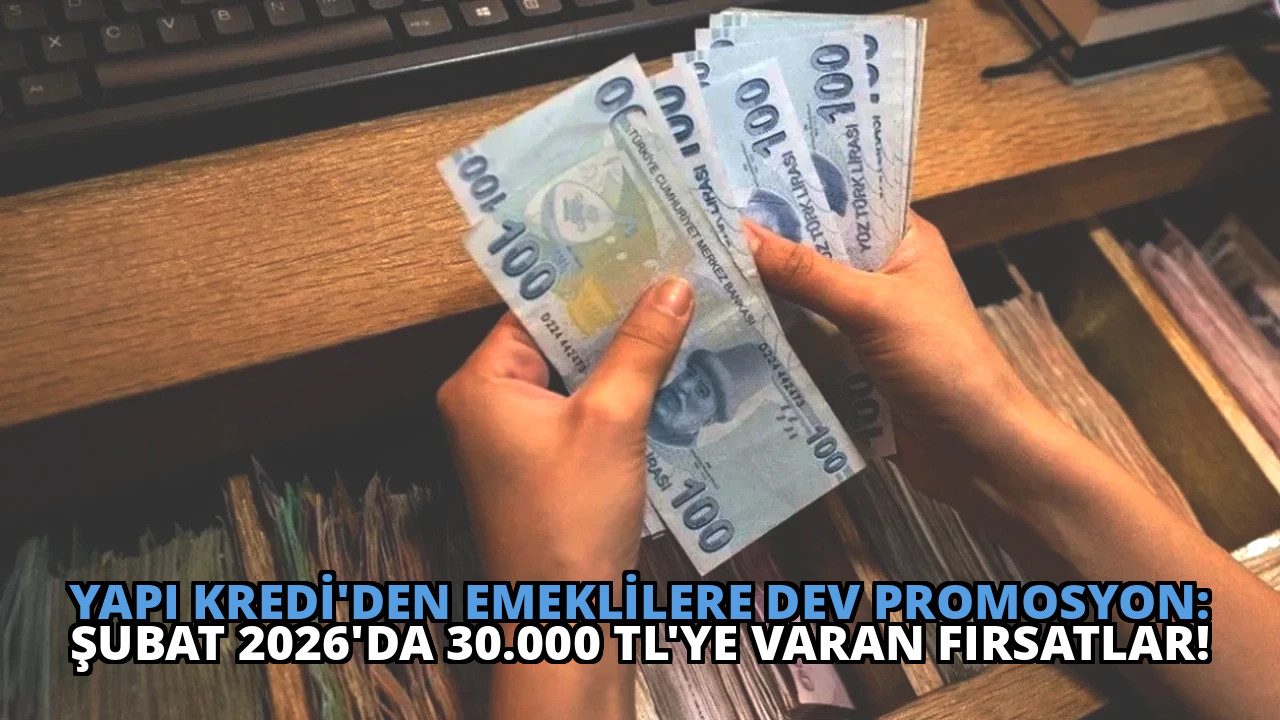 Emekli Maaş Zammı Sonrası Yapı Kredi'den 30.000 TL'ye Varan Promosyon Fırsatı