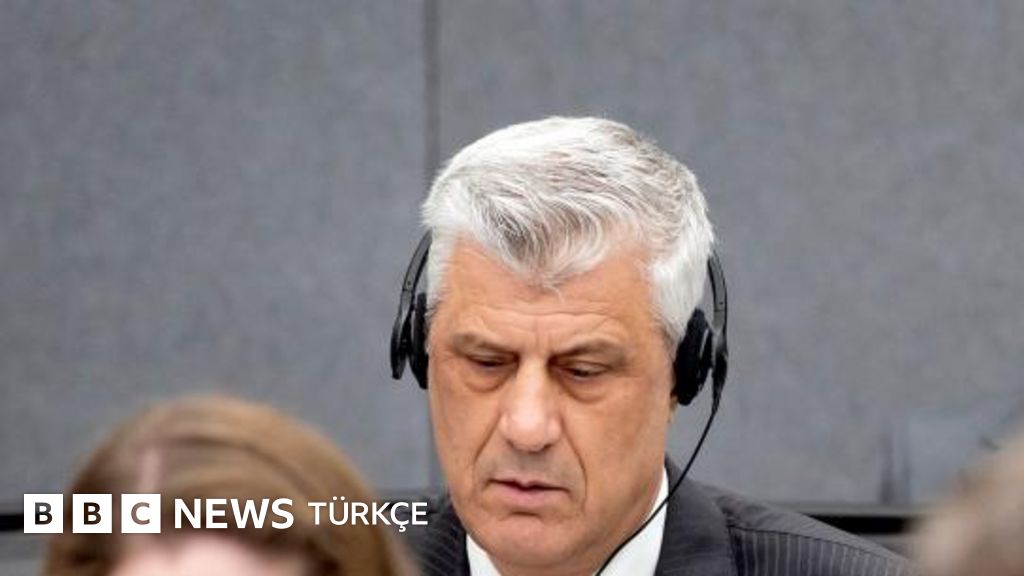Eski Kosova Cumhurbaşkanı Hashim Thaçi'ye Savaş Suçlarından 25 Yıl Hapis Cezası