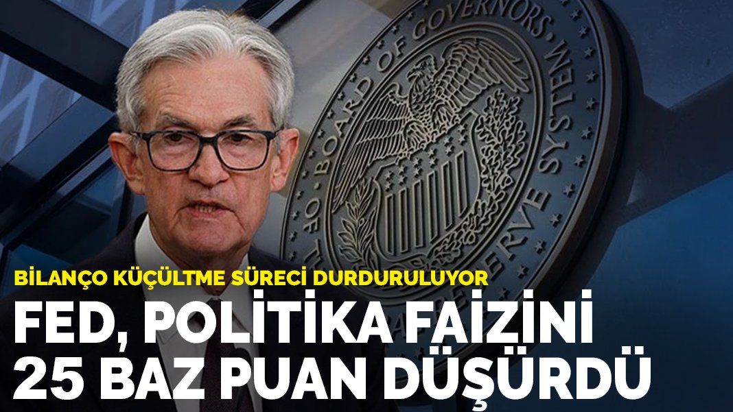 Fed'den Beklenen Karar: Politika Faizi 25 Baz Puan Arttı
