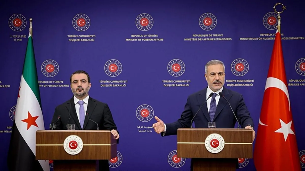 Fidan ve Suriyeli Şeybani'den Ankara'da Kritik Basın Toplantısı