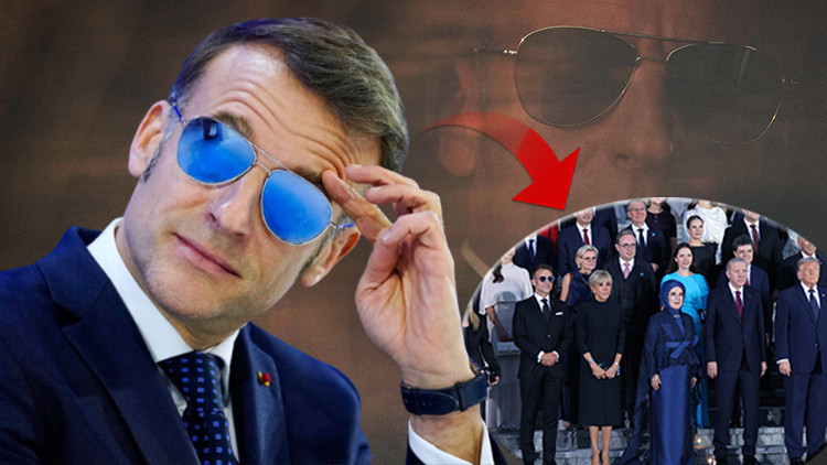 Fransa Cumhurbaşkanı Macron'un Gözlüklerinin Sırrı Ortaya Çıktı