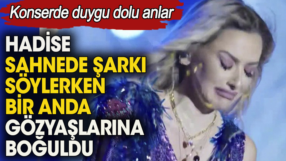 Hadise'den Konserde Duygusal Anlar: Sahneden İnip Hayranını Öptü
