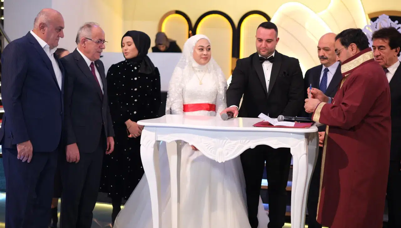 Konya'da siyaset, spor ve iş dünyası bu düğünde buluştu