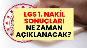 LGS 2026 1. Nakil Sonuçları Açıklanıyor: e-Okul Sorgulama Ekranı