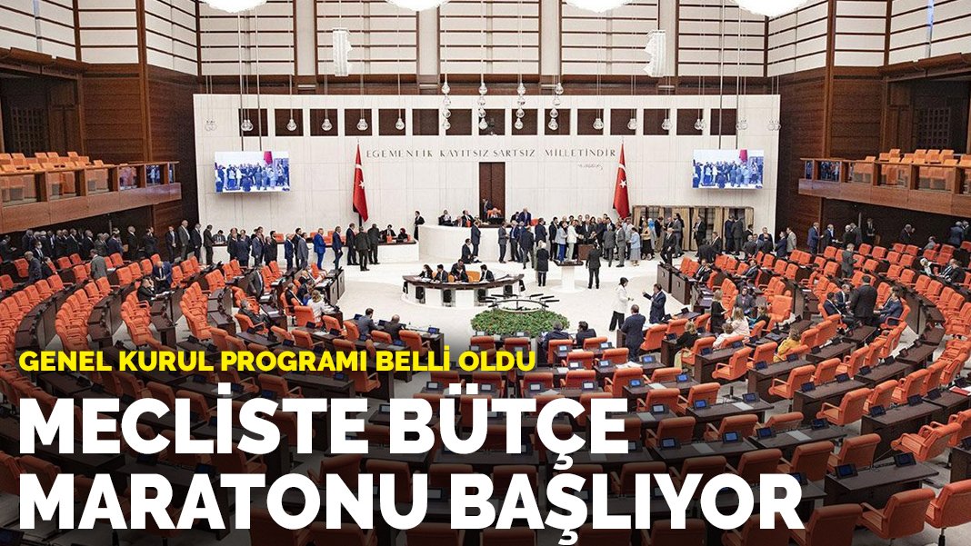 Meclis'te Kritik Hafta: 2027 Bütçe Maratonu Başlıyor