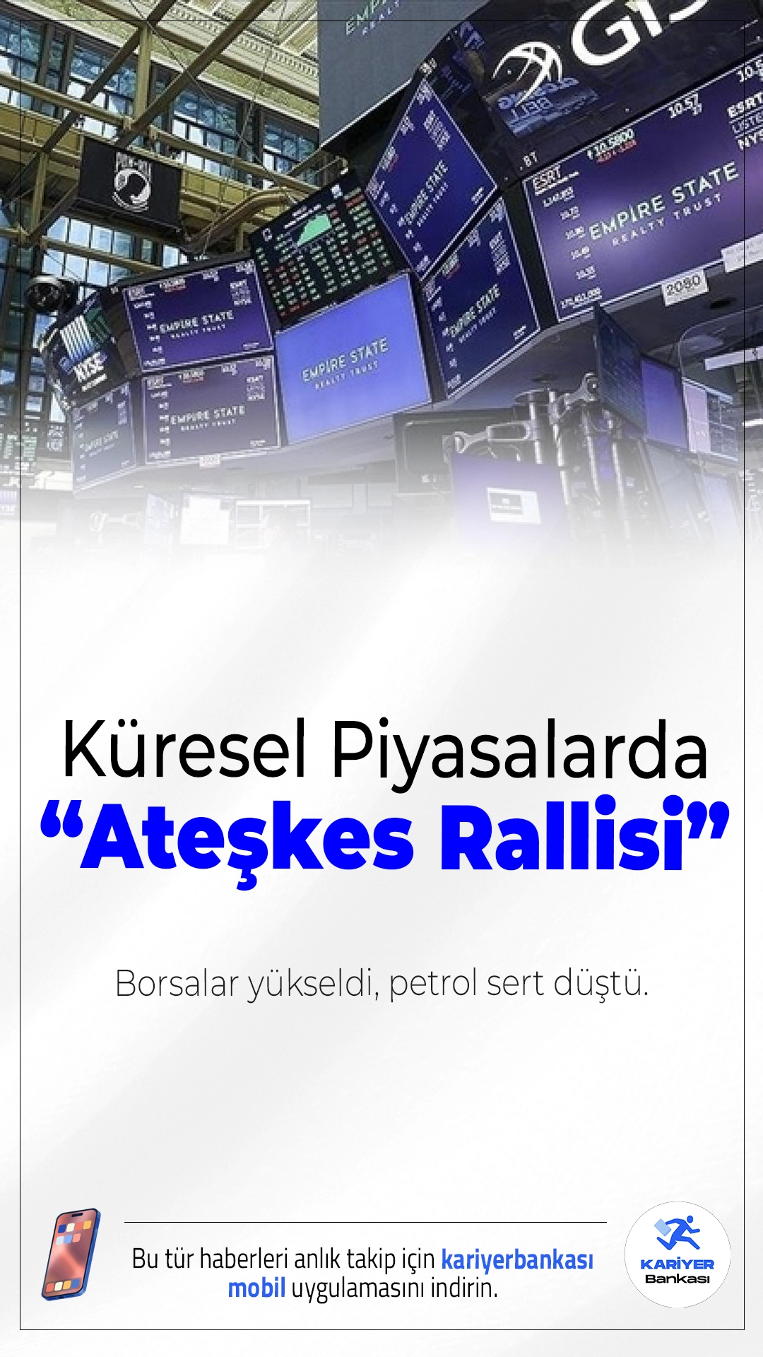 Petrol Fiyatlarında Sert Düşüş: Küresel Piyasalarda Risk İştahı Arttı