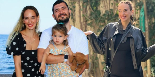 Sahnelere ara veren Ece Seçkin'den ilk kez karnı burnunda pozlar