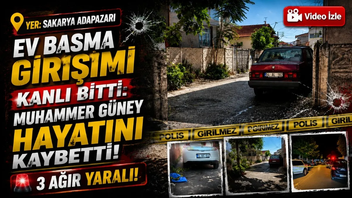 Sakarya'da Silahlı Çatışma Dehşeti: Bir Kişi Hayatını Kaybetti