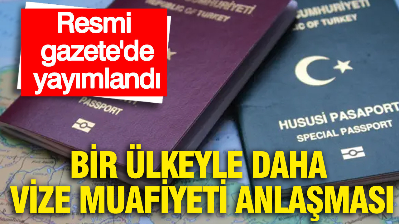 Suriye Diplomatik Pasaport Sahiplerine Vize Muafiyeti Resmi Gazete'de Yayımlandı