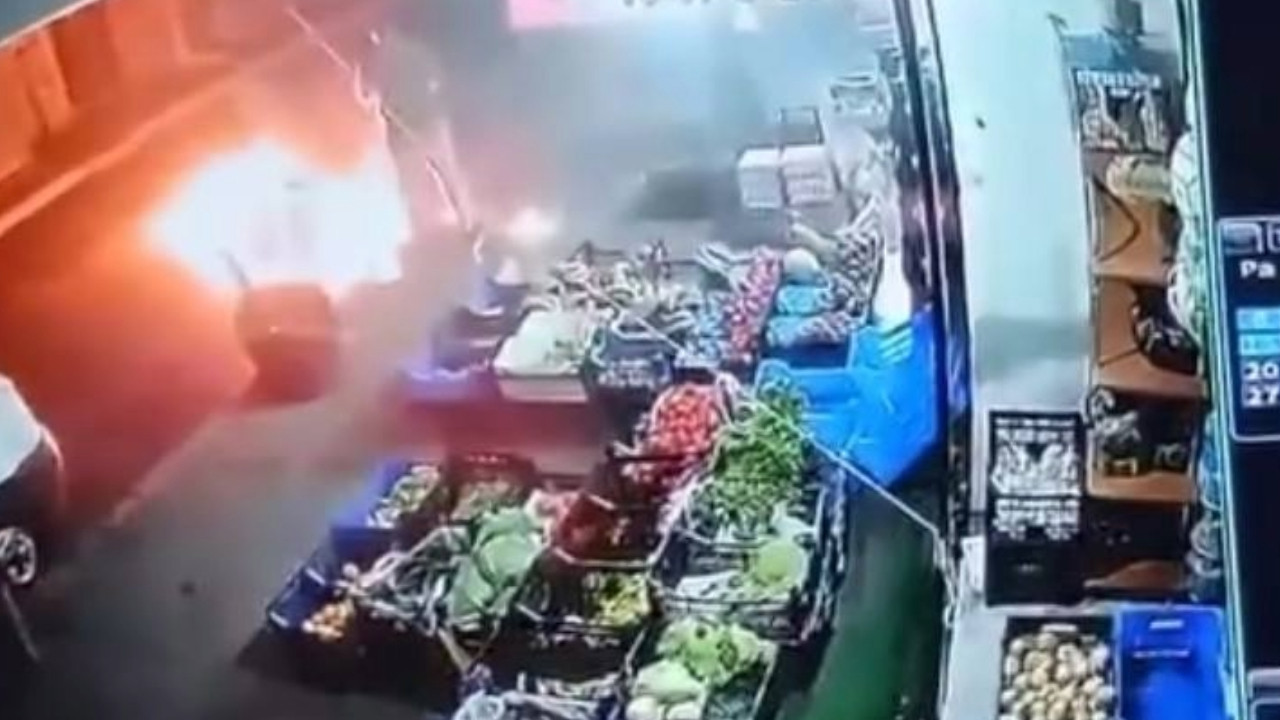 Talas'ta Markete Molotofkokteylli Saldırı: Hasar Kapıda Kaldı