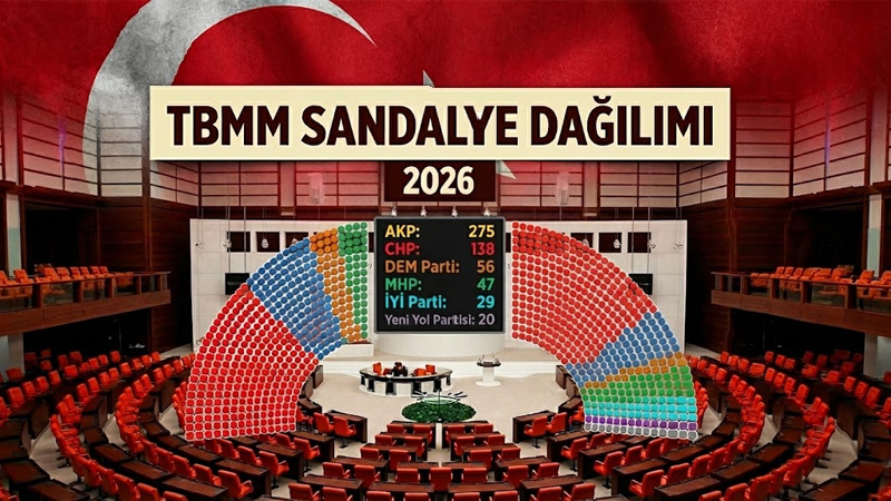 TBMM Sandalye Dağılımı: 24 Temmuz 2026 Güncel Milletvekili Sayıları