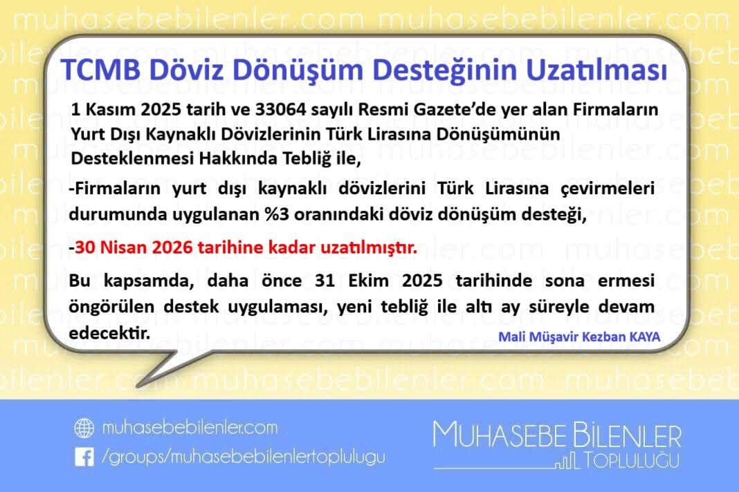 TCMB Döviz Dönüşüm Desteğinde Katma Değer Odaklı Yeni Dönem
