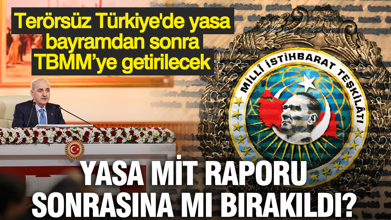 Terörsüz Türkiye Adımı: Çerçeve Yasa Teklifi Meclis'e Sunuldu!