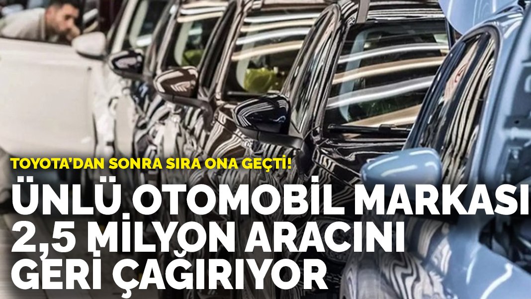 Toyota, ABD'de Yarım Milyon Aracını Geri Çağırıyor: Hayati Risk Uyarısı