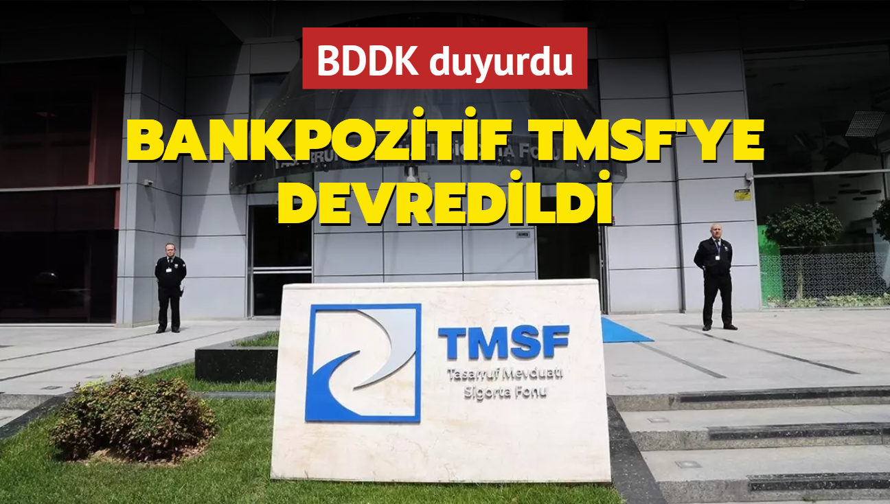 Üç Banka ve İki Faktoring Şirketinin Yönetimi TMSF'ye Devredildi