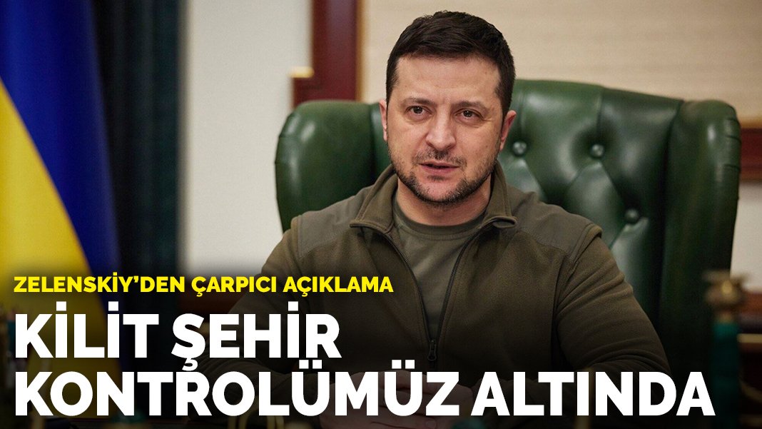 Zelenskiy: Donetsk'te Kilit Şehir Bahmut Kontrolümüz Altında